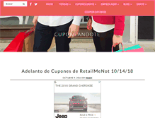 Tablet Screenshot of cuponeandote.com